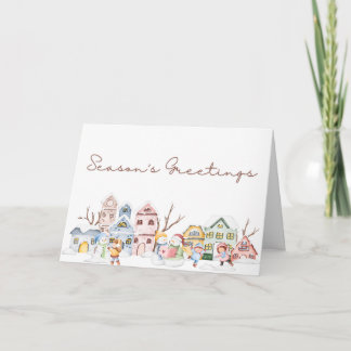 Season's Greetings 5" x 7" Folded Card