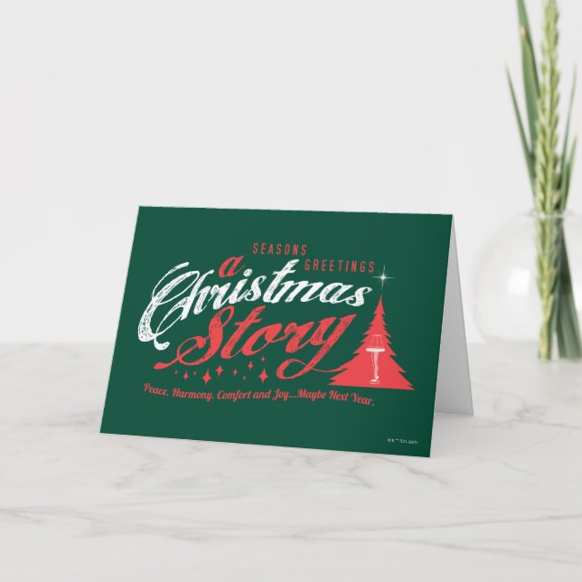 Season's Greetings - A Christmas Story Holiday Card (Front)