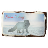Season's Greetings - Arctic Fox Chocolate Brownie (Front)