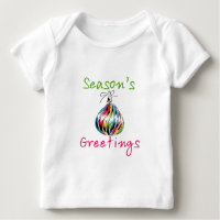 Season's Greetings Baby T-shirt