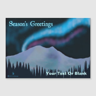 Season's Greetings - Blue Aurora