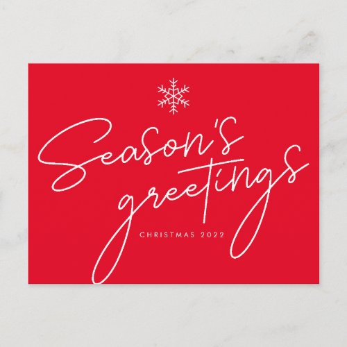 Seasons Greetings  Business Doctor Client Postcard