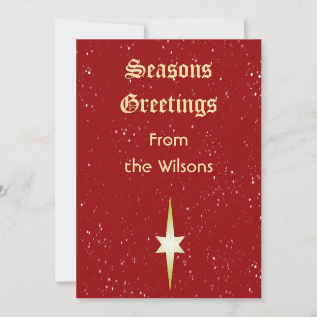Seasons Greetings Card (Front)