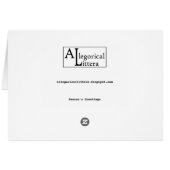 Season's Greetings, card (Back Horizontal)