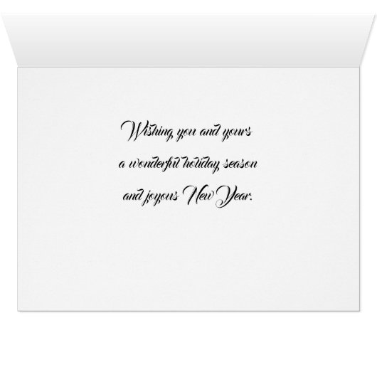 Season's Greetings, card (Inside Horizontal (Bottom))
