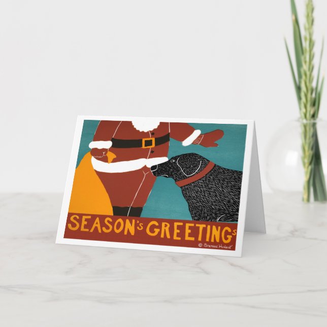 Seasons Greetings card Stephen Huneck (Front)