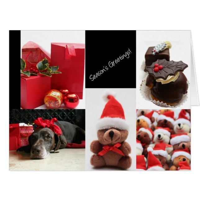 Season's Greetings Cards (Front Horizontal)