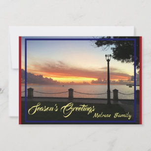 Season's Greetings Christmas Holiday Card