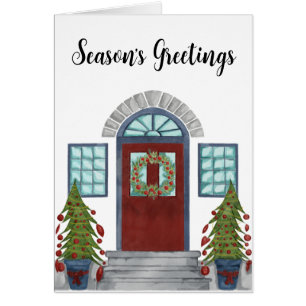Season's Greetings Christmas home Cards