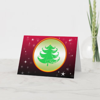 Season's Greetings- Christmas Tree Holiday Card