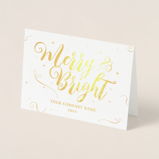 Seasons Greetings Company Foil Card (Front)