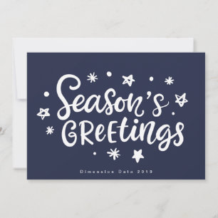 Seasons Greetings Corporate Holiday Card