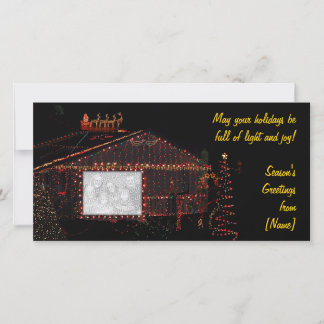 Season's Greetings (customizable) Holiday Card