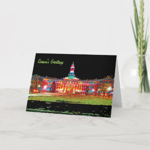 Season's Greetings, Denver, CO City & County Bldg. Holiday Card