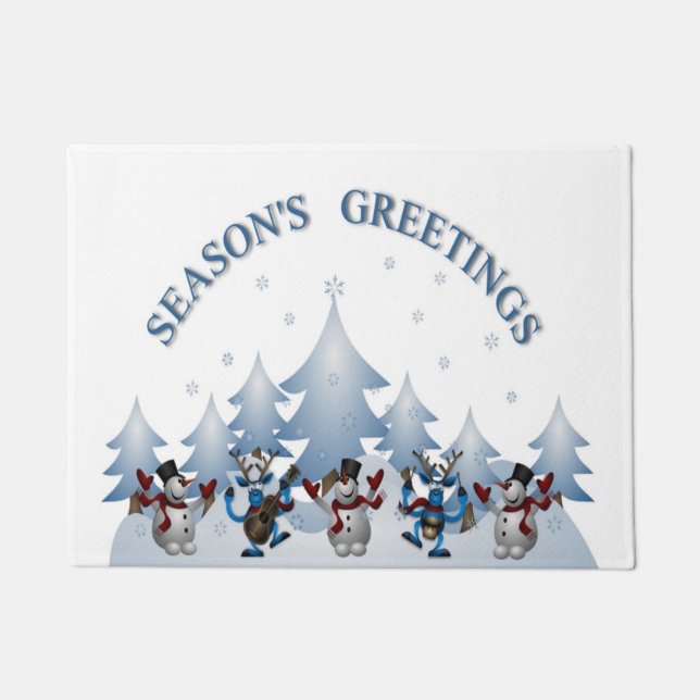 SEASONS GREETINGS DOORMAT (Front)