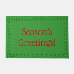 Season's Greetings Doormat, 24 inches x 36 inches Doormat
