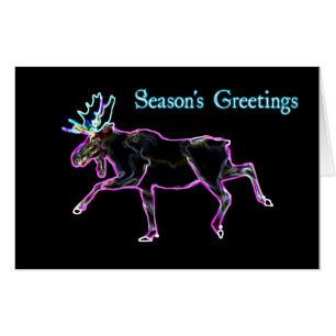 Season's Greetings - Electric Moose Card