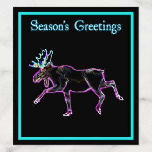 Season's Greetings - Electric Moose Envelope Liner