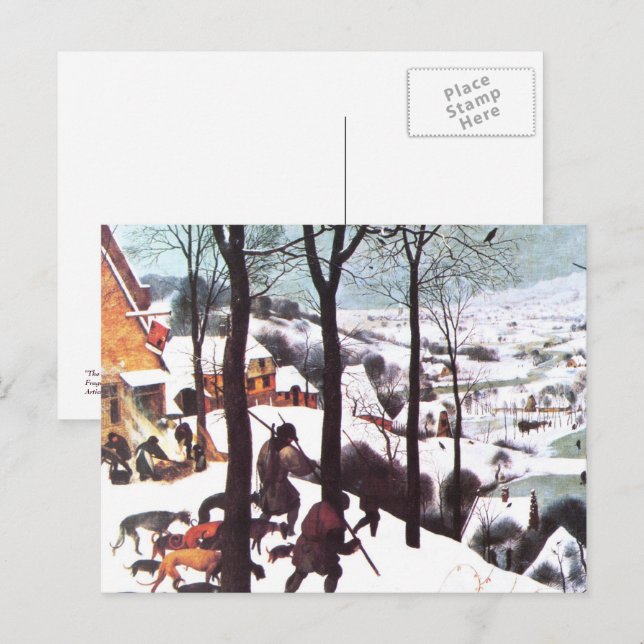 Season's Greetings. Fine Art  Holiday Postcard (Front/Back)