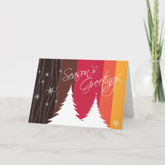 Season's Greetings Folded Holiday Card