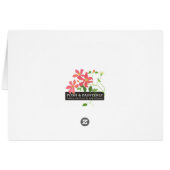 Season's Greetings for Fiancee Red Green Polkas (Back Horizontal)