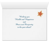 Season's Greetings for Godmother Red Green Polkas (Inside Horizontal (Bottom))