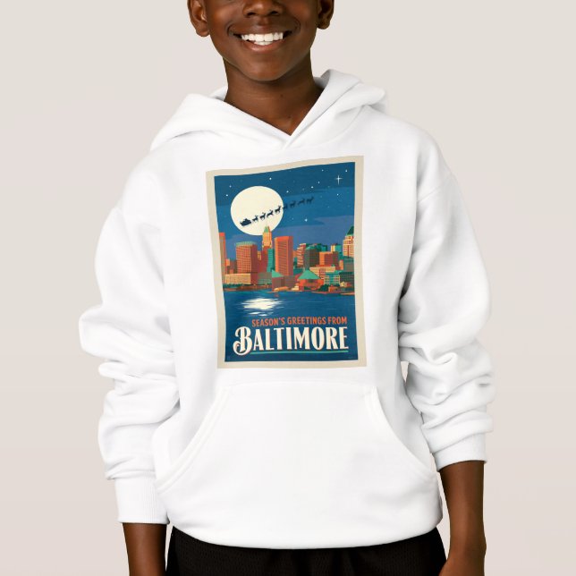 Season's Greetings from Baltimore Hoodie (Front)