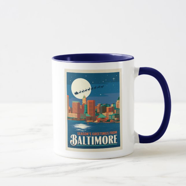 Season's Greetings from Baltimore Mug (Right)