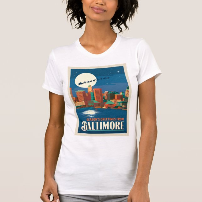 Season's Greetings from Baltimore T-Shirt (Front)