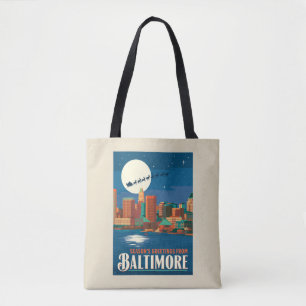 Season's Greetings from Baltimore Tote Bag