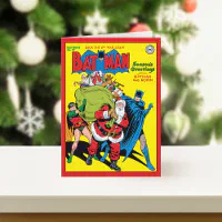 Season's Greetings From Batman And Robin Holiday Card