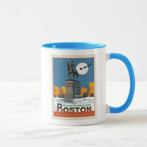 Seasons Greetings From Boston Common Mug