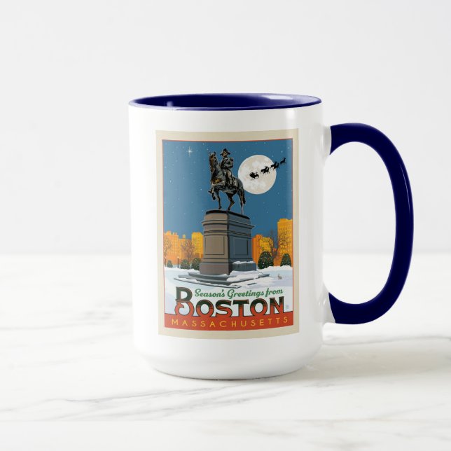 Season's Greetings From Boston Common! Mug (Right)