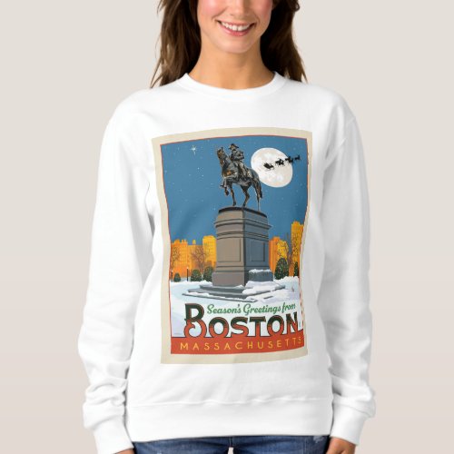 Seasons Greetings From Boston Common Sweatshirt