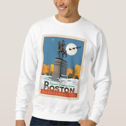 Seasons Greetings From Boston Common Sweatshirt