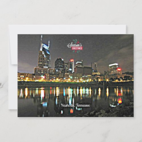 Seasons Greetings from Nashville Tennessee Holiday Card