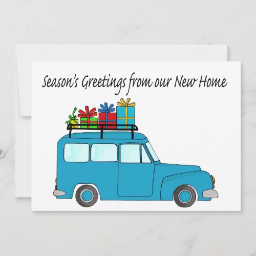 Seasons Greetings from New Home Holiday Card