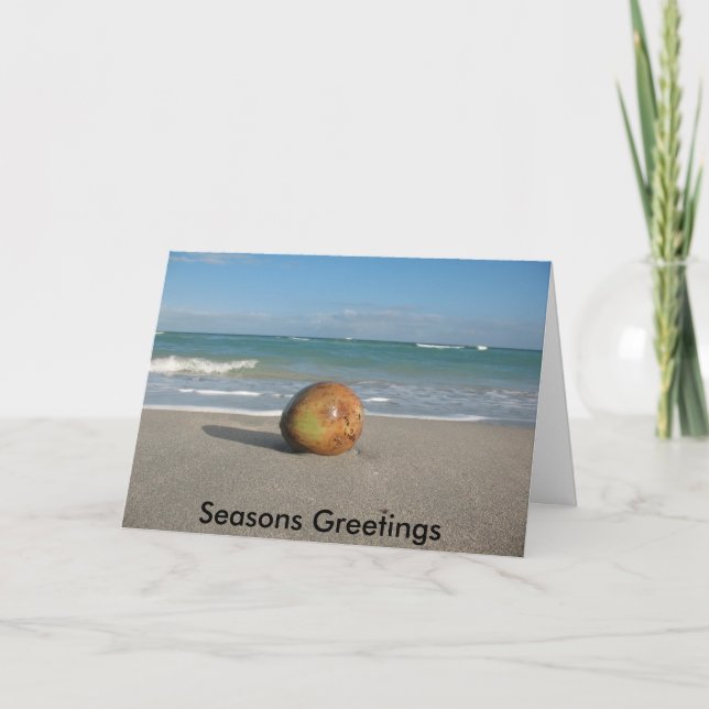Seasons Greetings from Paradise Holiday Card (Front)