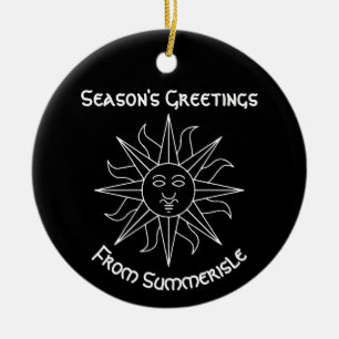 Season's Greetings from Summerisle Ceramic Ornament