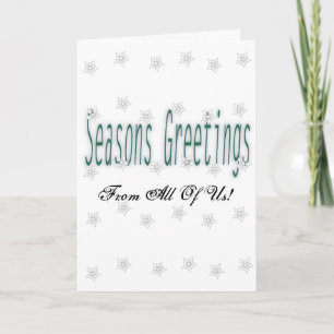Seasons Greetings Holiday Card