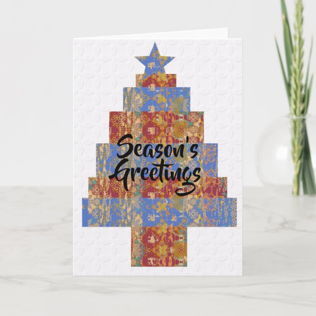 Season's Greetings Holiday Card (Front)