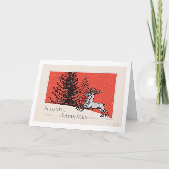 Season's Greetings Holiday Card (Front)