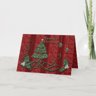 Season's Greetings Holiday Card