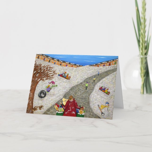 Season's Greetings Holiday Card (Front)