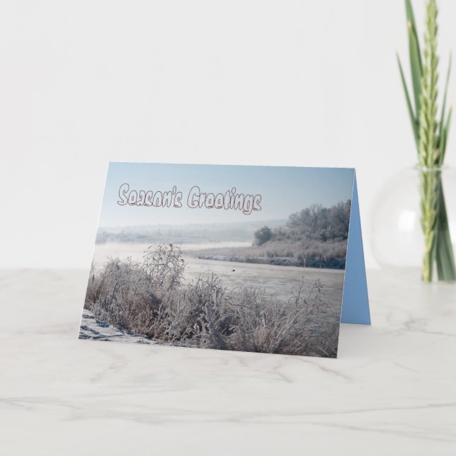 Season's Greetings Holiday Card (Front)