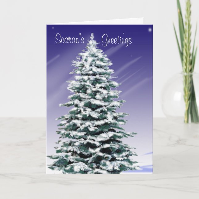 Season's Greetings Holiday Card (Front)