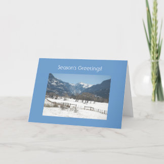 Season's Greetings! Holiday Card