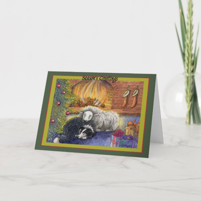 Season's Greetings Holiday Card (Front)