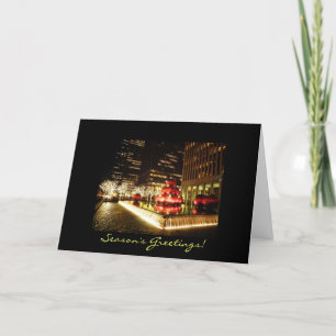 Season's Greetings - Holiday Lights - New York Card