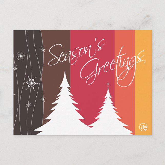Season's Greetings Holiday Postcard (Front)